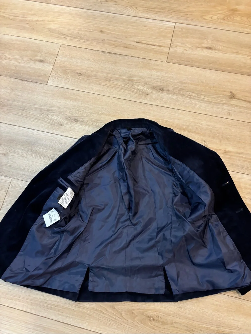 J.Crew Crewcuts Navy Blue Velvet Ludlow Size 8 Sport Jacket Blazer NWT